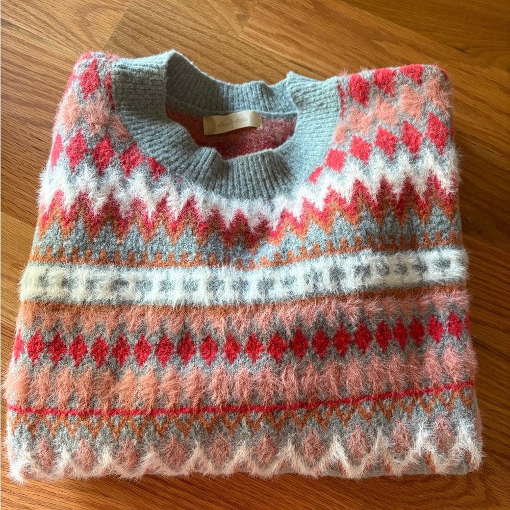 Altered state Aztec pattern winter sweater